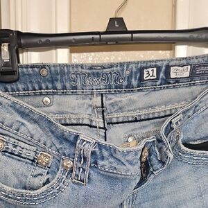 Miss Me Light Blue Boot Cut Jeans